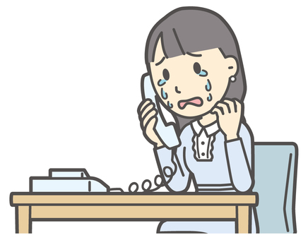  ワンピースお嬢様-176-バスト 電話,泣く,お嬢様,女性,女の子,オシャレ,人物,かわいい,涙,心配のイラスト素材