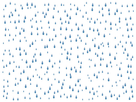 涙型のしずくの雨 雨,しずく,涙,落ちる,降る,大量,シンプル,ぽつぽつ,五月雨,時雨のイラスト素材