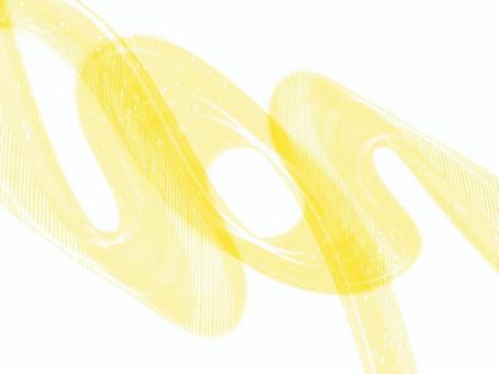 風のリボン-イエロー03 風,リボン,イエロー,黄色,明るい,華やか,ライン,抽象,背景,光のイラスト素材