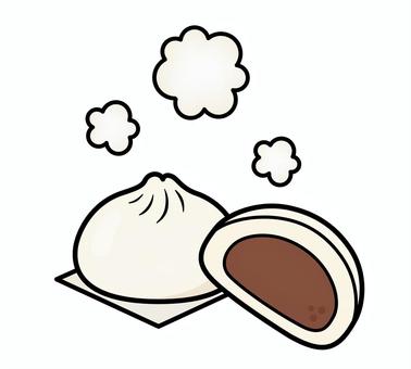 中華まんのアイコン 中華まんのアイコン 中華まん,あんまん,食べ物,中華,蒸し,饅頭,点心,飲茶,アイコン,マークのイラスト素材