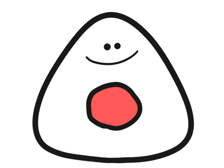 梅干し　おにぎり　顔つき　イラスト 笑顔,梅干し,食べ物,おにぎり,米,おむすび,かわいい,素材,お弁当,手書きのイラスト素材