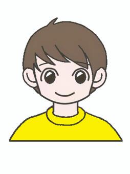 5歳くらいの男の子 5歳くらいの男の子 男の子,子供,男のイラスト素材