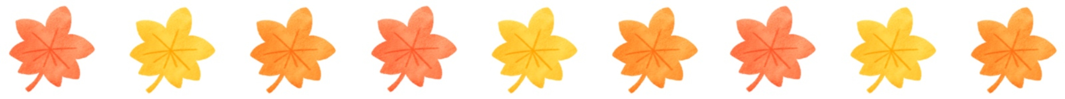 もみじの飾りライン 紅葉,もみじ,秋,植物,葉っぱ,落ち葉,9月,10月,11月,季節のイラスト素材