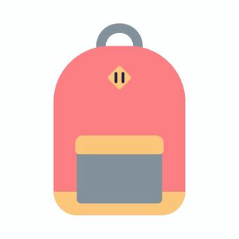 シンプルなリュックのイラスト リュック,バックパック,リュックサック,シンプル,アイコン,手書き,おしゃれ,挿絵,イラスト,素材のイラスト素材