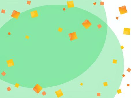 紙吹雪の明るくお洒落な背景 明るい,きれい,紙吹雪,お洒落,爽やか,楽しい,曲線,四角,模様,散るのイラスト素材