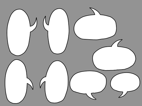 吹き出しセット