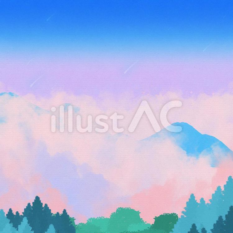 Free Vectors | Dreamy Mountain