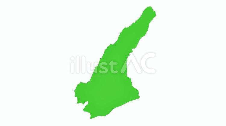 島の地図　淡路島 淡路島,地図,島のイラスト素材