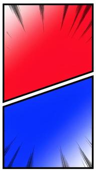 Illustration, pigura, vs, confrontation, 