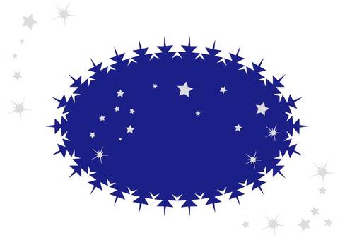 Star 651, JPG, PNG and AI Star 651, star, shooting star, milky way, JPG, PNG and AI