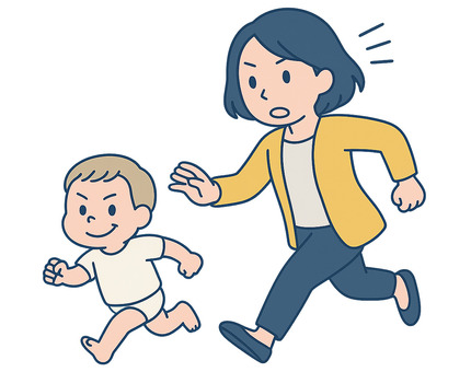 走り出し止まらない子供2