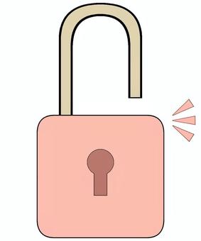 南京錠_padlock 南京錠,錠前,施錠,防犯,セキュリティのイラスト素材