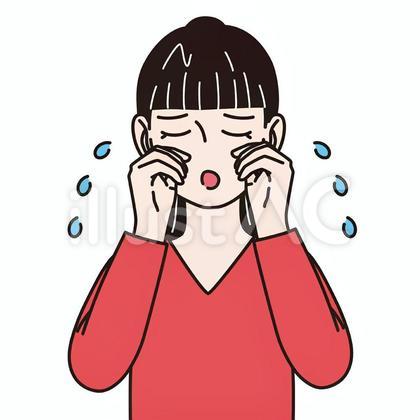 【アイコン用画像】女性_大泣き_5