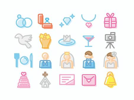 Wedding icon, JPG, PNG and AI Wedding icon, perkawinan, icon, setel, JPG, PNG and AI