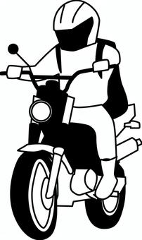 Illustration, mini bike, operation, two wheels, 