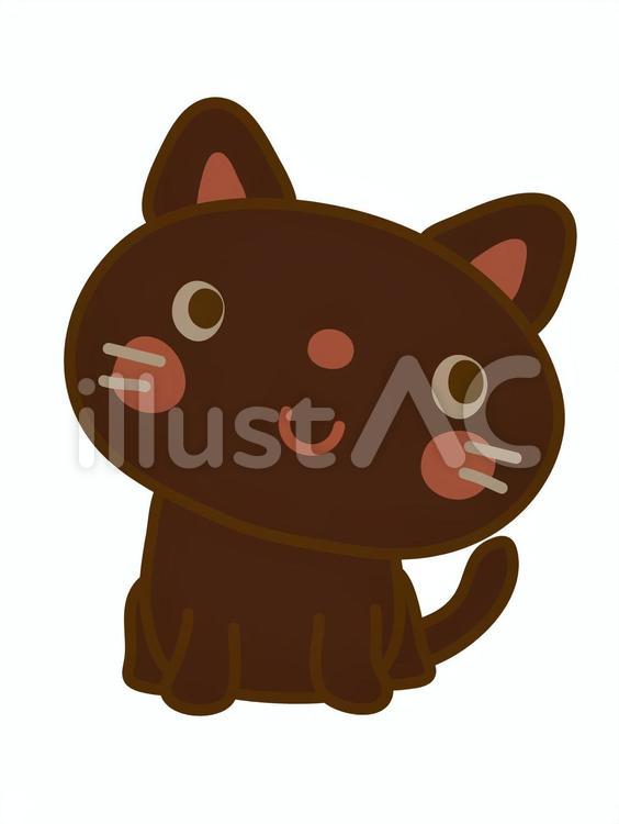 黒猫2 黒猫,猫,黒のイラスト素材