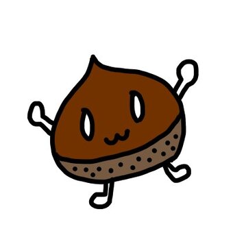 Illustration, chestnut, cre, autumn, 