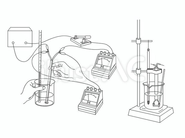 実験・発熱01 実験,発熱,理科のイラスト素材
