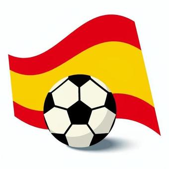 サッカー スペイン,外国,社会,サッカーボール,旗,試合,運動,国旗,ボール,チームのイラスト素材