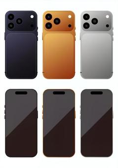 スマホ レンズ3つ スマホ レンズ3つ スマホ,スマートフォン,小物,遊び,ゲーム,楽しい,持つ,遊ぶ,携帯電話,画面のイラスト素材