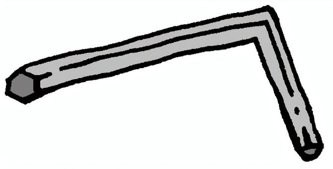 六角レンチ 六角レンチ,レンチ,ナット,ビス,ネジ,作業,車,自転車,修理,工具のイラスト素材