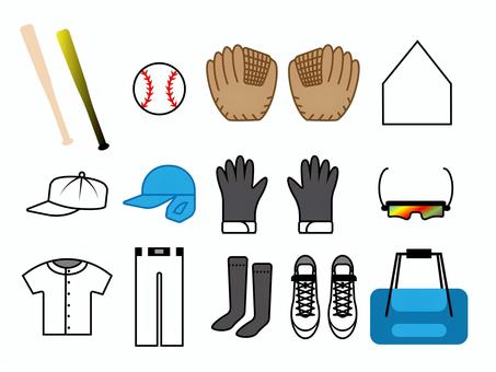 野球1 野球,ソフトボール,バット,木製,金属バット,キャッチボール,ボール,グローブ,ミット,ベースのイラスト素材