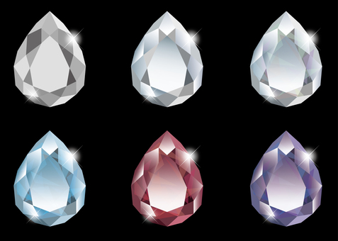 Illustration, piedra preciosa, diamante, piedra, 