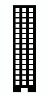タワーマンションイラスト タワーマンション,タワマン,オフィス,都会,マンション,高級,住居,住む,借りる,住宅のイラスト素材