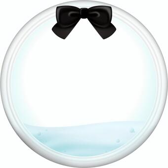 香水ボトル風アイコンリング水色 香水ボトル,香水,アイコン,リング,アイコンリング,手書き,手描き,フリー,無料,かわいいのイラスト素材