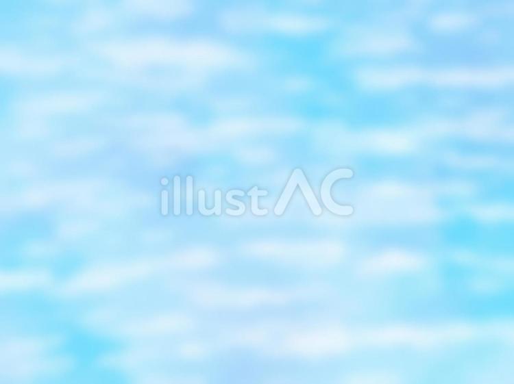 空　うろこ雲　背景 背景,うろこ雲,青空のイラスト素材