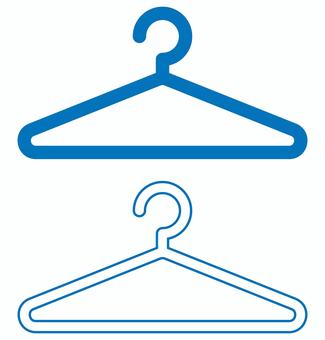 ハンガーのアイコン、シルエット 青 ハンガーのアイコン、シルエット 青 ハンガー,衣紋掛け,干す,掛ける,洗濯,生活雑貨,吊るす,日用品,洋服掛け,洗濯物のイラスト素材