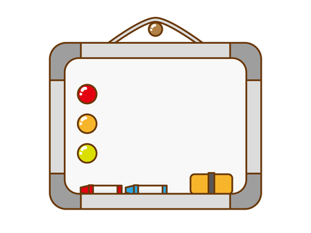 Illustration, whiteboard, message, vector, 