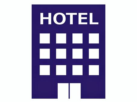 Illustration, hotel, icon, silhouette, 