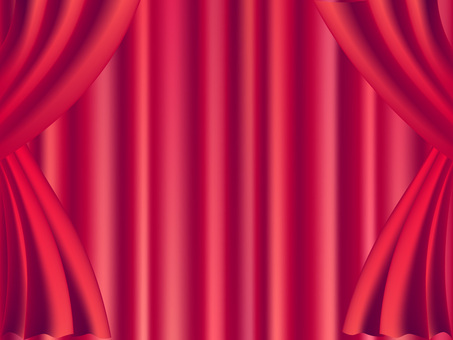 深紅の幕2 深紅,赤,幕,垂れ幕,ウェーブ,背景,壁紙,素材,グラデーションのイラスト素材
