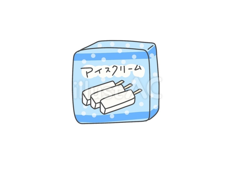 箱アイス アイス,アイスクリーム,箱のイラスト素材