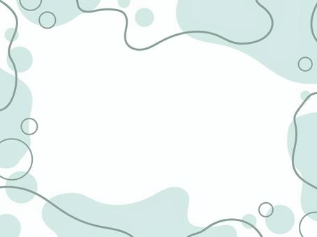 水面っぽいニュアンス1 水面っぽいニュアンス1 背景,フレーム,飾り,枠,水色,ブルーグリーン,泡,寒色,水面,曲線のイラスト素材