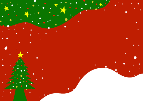 クリスマスフレーム フレーム,枠,メモ,メモ帳,用紙,白紙,メッセージ,カード,手紙,シンプルのイラスト素材