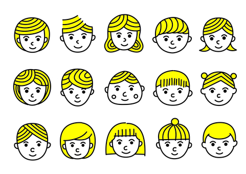 Illustration, a smile, middle school students, pleasant, 