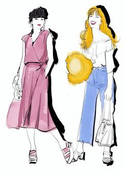 Summer girl, JPG and PNG Summer girl, summer, fashion, girl, JPG and PNG