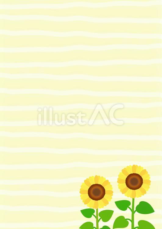 夏のひまわりの背景、黄色 夏,ひまわり,背景のイラスト素材