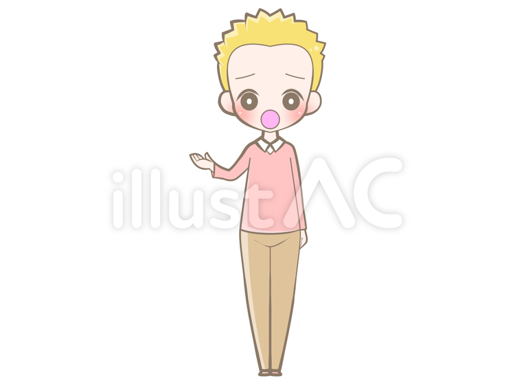 全身-男性-示す-悲しい201224 男性,悲しい,示すのイラスト素材