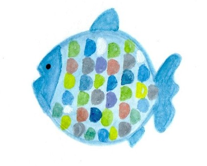 Blue Fish, JPG Blue Fish, creatures, fish, blue, JPG