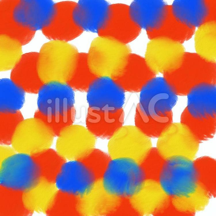 インスタグラムサイズ　油絵幾何学模様背景 背景,模様,丸のイラスト素材