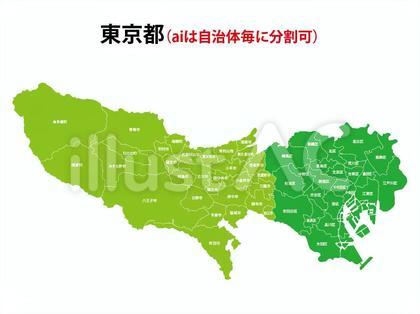 東京都地図【離島なし】
