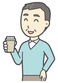 ニット中年男性-257-バスト