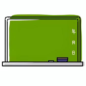学校の黒板のイラスト 学校の黒板のイラスト 黒板,板,学校,小学校,中学校,教育,挿絵,手書き,緑のイラスト素材