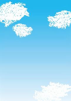 Blue sky and cloud background 06_vertical, JPG and AI Blue sky and cloud background 06_vertical, sky, blue sky, cloud, JPG and AI