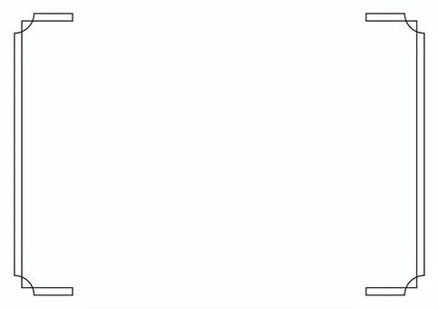 Illustration, frame, black, margin, 