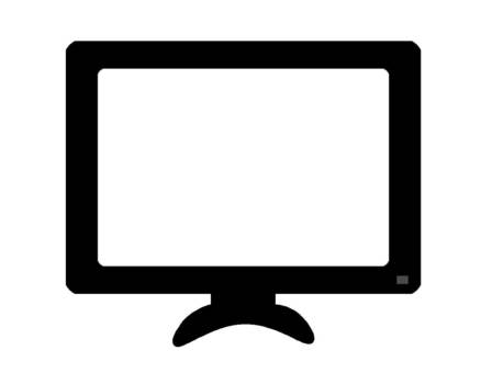simple monitor, JPG and PNG simple monitor, tv set, liquid crystal, monitor, JPG and PNG