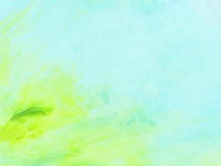 花風のメロディ-イエローグリーン02 爽やか,黄緑,ブルー,植物,抽象,背景,透明感,軽やか,ナチュラル,春のイラスト素材